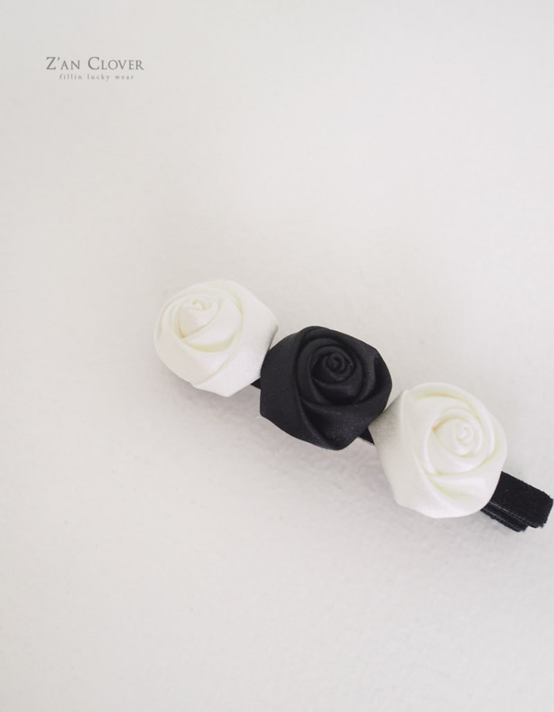 Zan Clover - Korean Children Fashion - #designkidswear - Rose Hairpin - 7