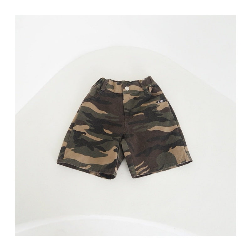 Zan Clover - Korean Children Fashion - #discoveringself - Camo Burmuda Pants