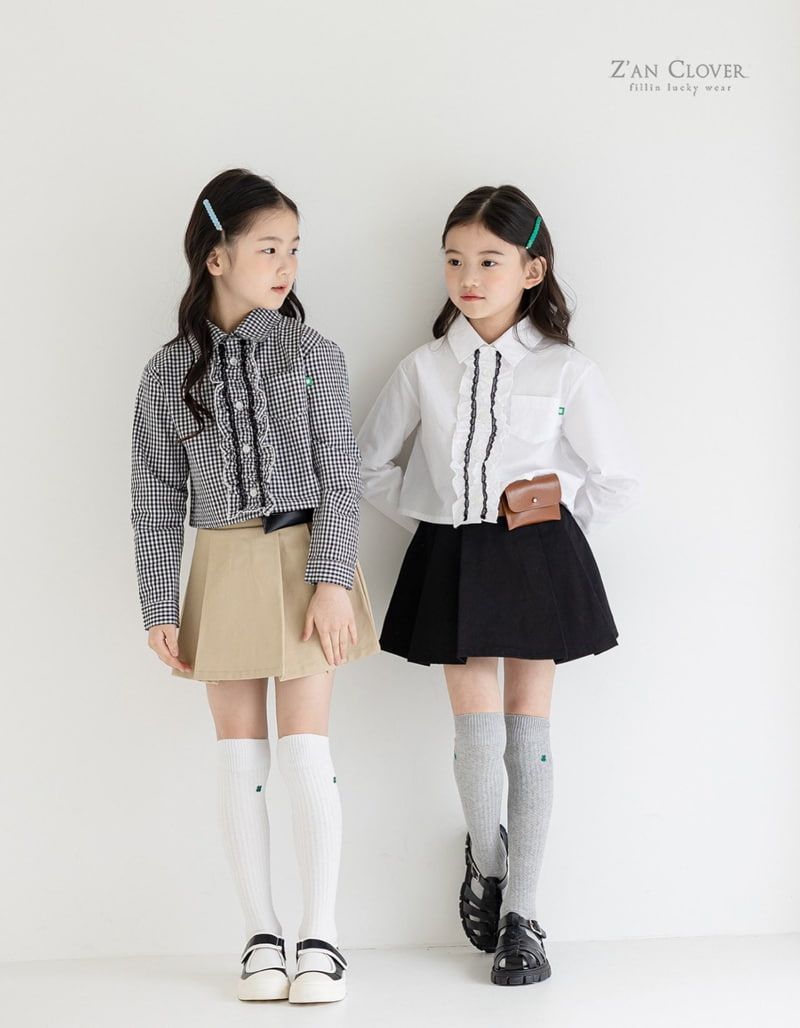 Zan Clover - Korean Children Fashion - #fashionkids - Clover Over Knee Socks (set of 3) - 9