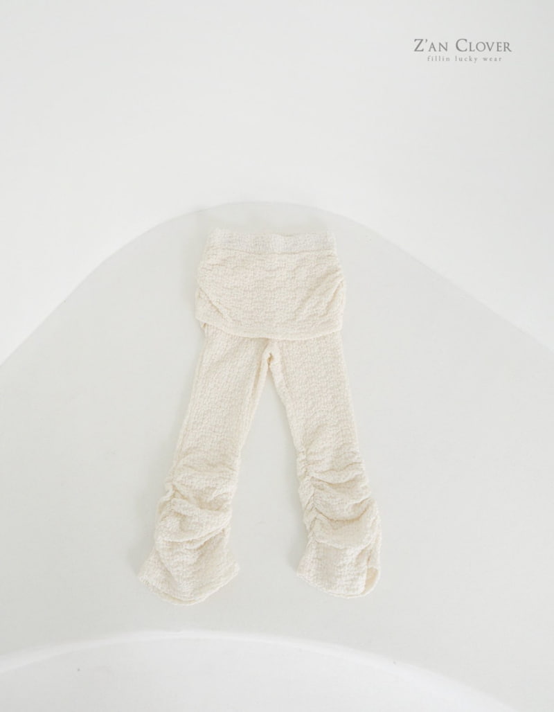 Zan Clover - Korean Children Fashion - #kidsstore - Layered Lace Pants - 6