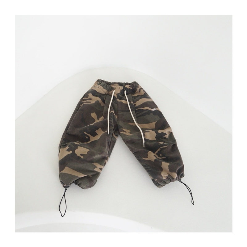 Zan Clover - Korean Children Fashion - #kidsstore - Camo Balloon Pants