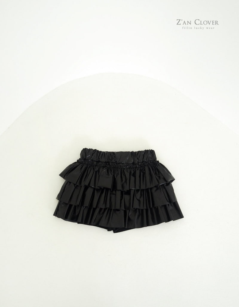 Zan Clover - Korean Children Fashion - #magicofchildhood - Leather Cancan Skirt - 5