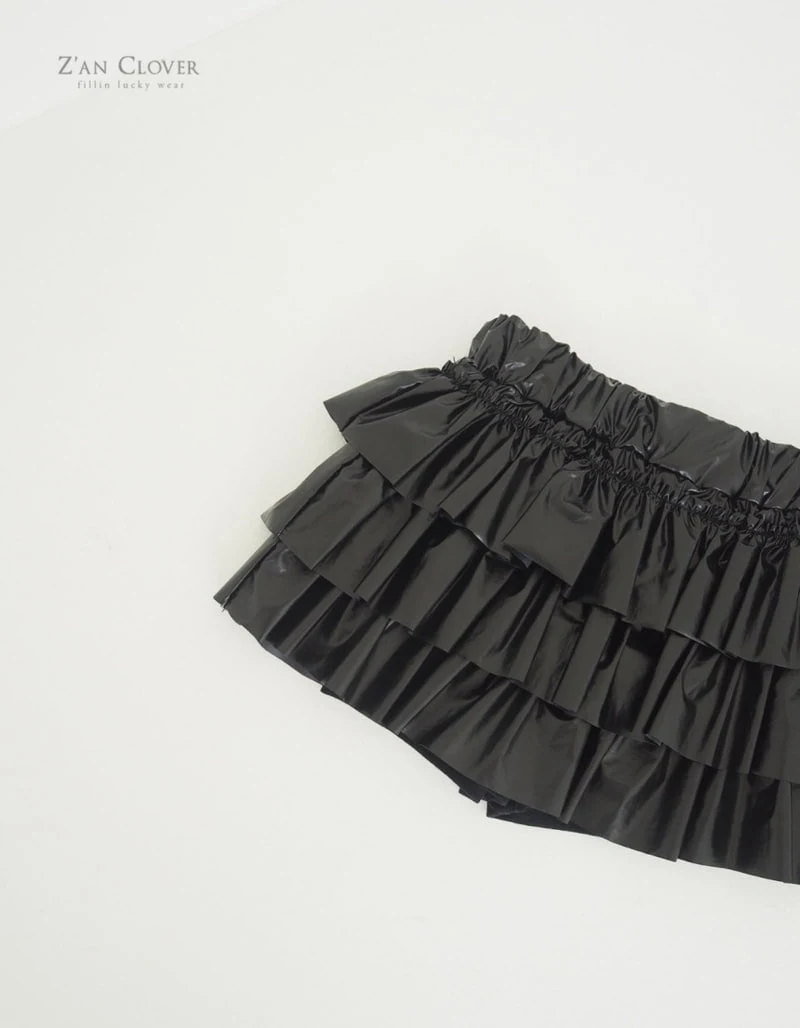 Zan Clover - Korean Children Fashion - #prettylittlegirls - Leather Cancan Skirt - 7