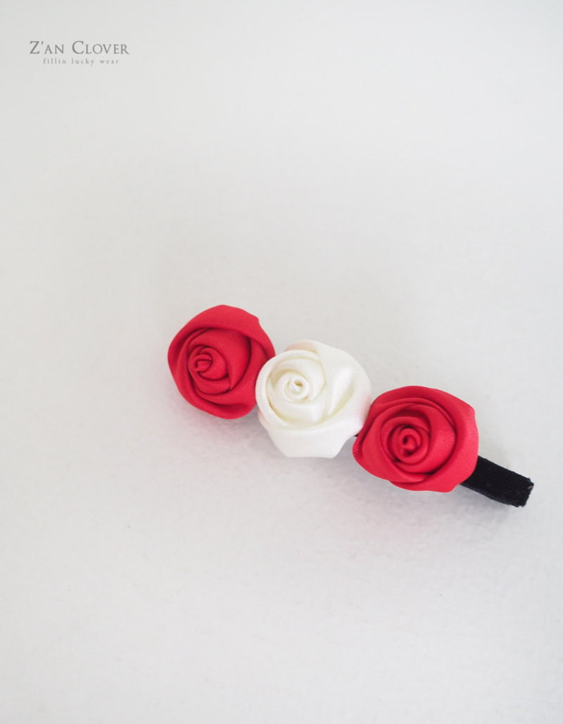 Zan Clover - Korean Children Fashion - #toddlerclothing - Rose Hairpin - 4