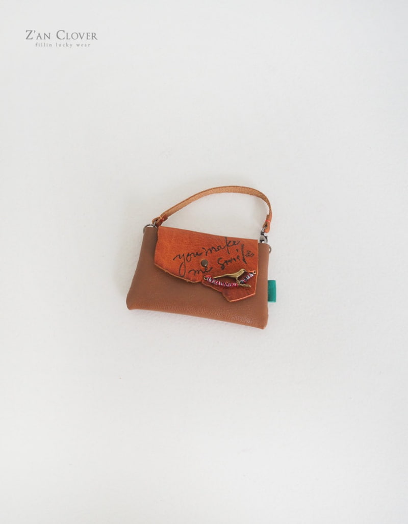 Zan Clover - Korean Children Fashion - #todddlerfashion - Leather Key Ring Mini Bag - 3