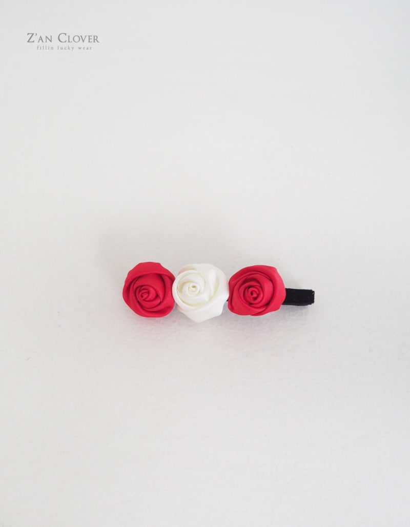 Zan Clover - Korean Children Fashion - #todddlerfashion - Rose Hairpin - 2