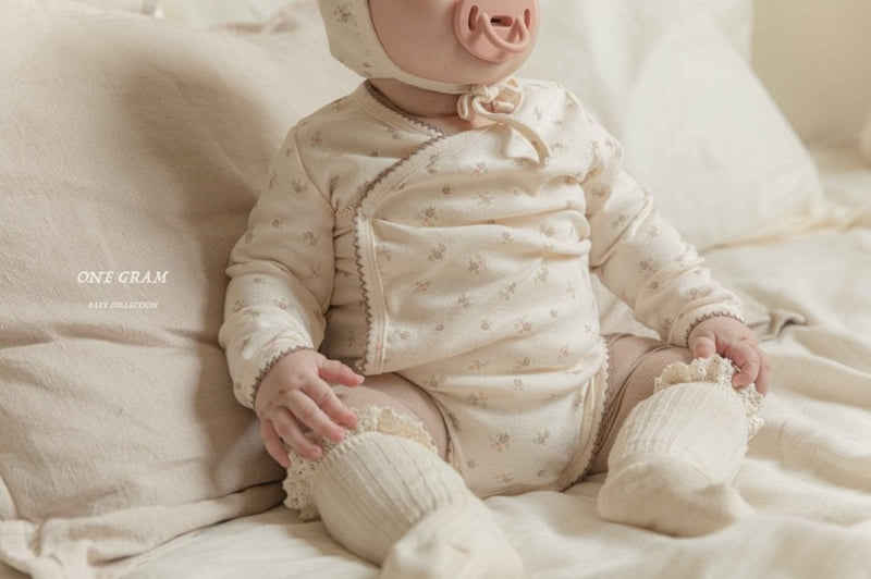 1 Gram - Korean Baby Fashion - #babyfever - Chanessy Bennet Romper - 4