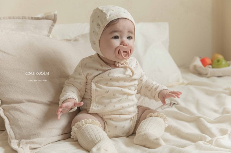 1 Gram - Korean Baby Fashion - #babyootd - Chanessy Bennet Romper - 7