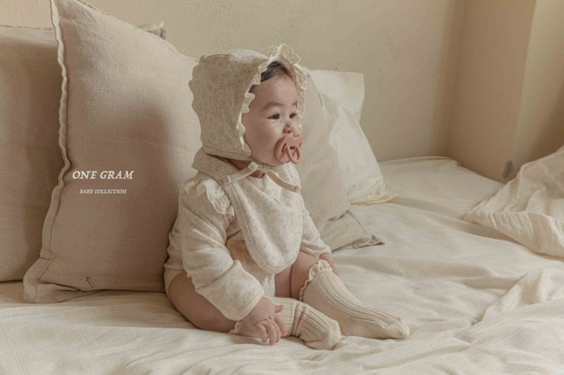 1 Gram - Korean Baby Fashion - #babyoutfit - Ludia Bib - 6