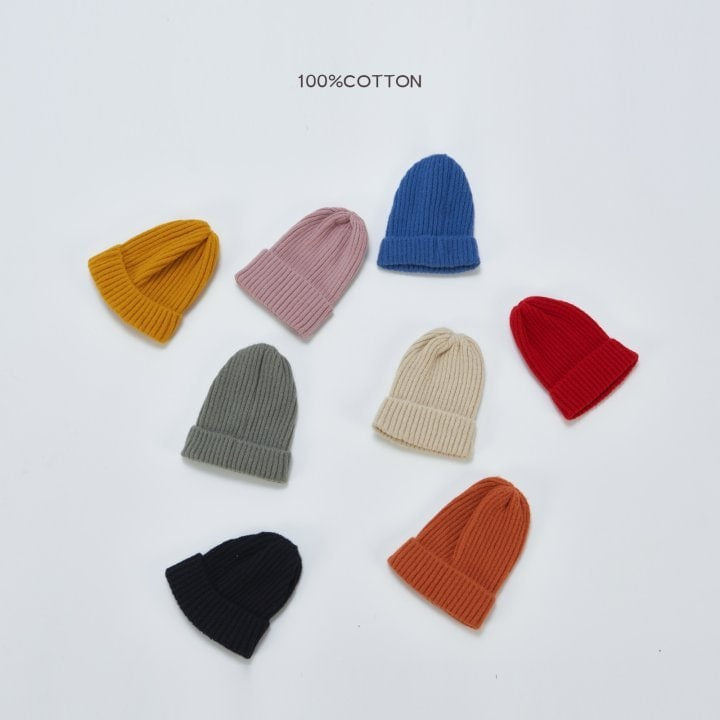 100 Cotton - Korean Children Fashion - #todddlerfashion - Color Beanie - 5