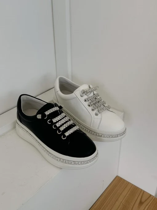 Leather High Sneakers