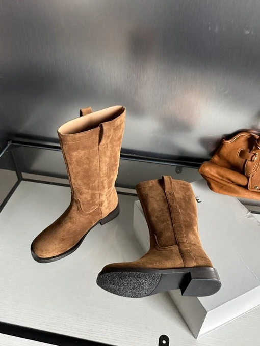 3 Color Suede Boots