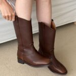 Basic Western Middl Half Boots