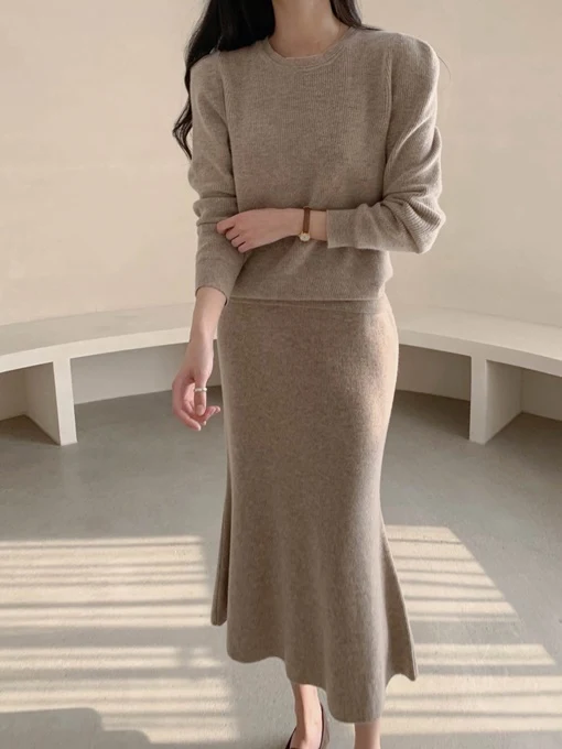 Cashmere Wool Comma Tender Set