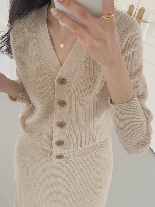 Cashmere Wool Tender Cardigan