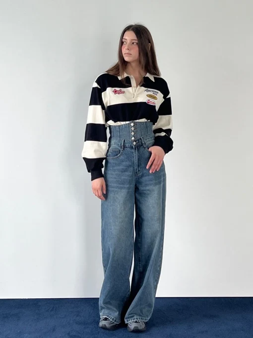 Corset Denim Pants