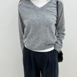 Cash Sadle Knit Top