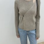 Wrap Rib Knit Top