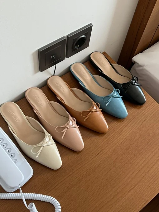 Loafer Ribbon Pumps Slipper