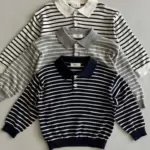 Stripe PK Knit Tee