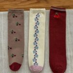 Cherry Flower Socks