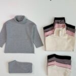 Peach Turtleneck Set