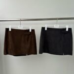 Suede Mini Skirt