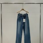 Pintuck Denim Pants