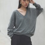 Cashmere Wool Knit Top