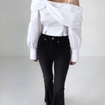 Clear Unbalance Blouse