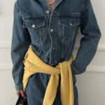 Slim Denim Jumpsuit