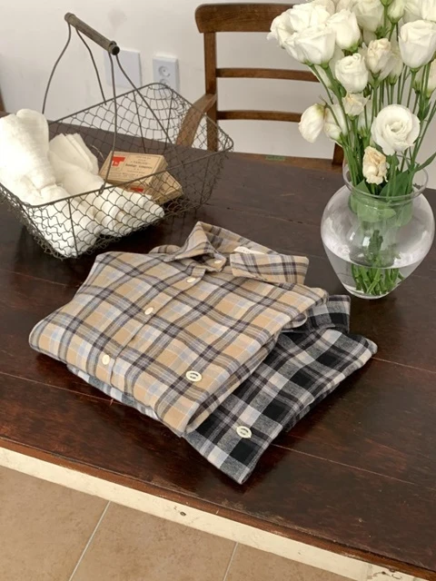 Hay Fleece Check Shirt