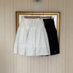 Cancan Cotton Shirring Half Skirt