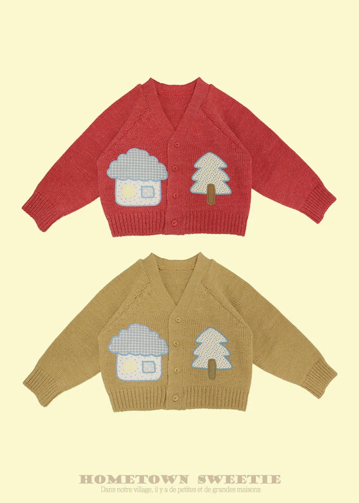 Amber - Korean Children Fashion - #designkidswear - My Home Knit Cardigan