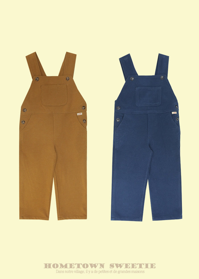 Amber - Korean Children Fashion - #kidzfashiontrend - Button Overalls