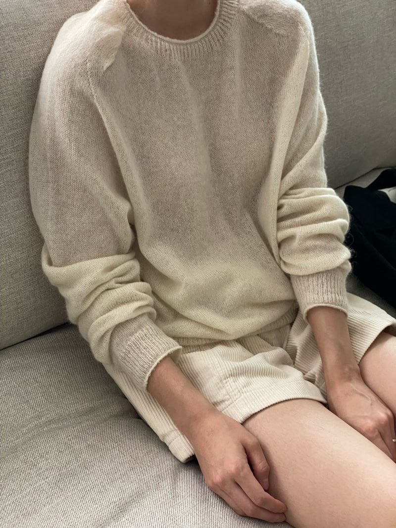 Amygrace - Korean Women Fashion - #momslook - Kid Wholegarment Knit Pullover - 8