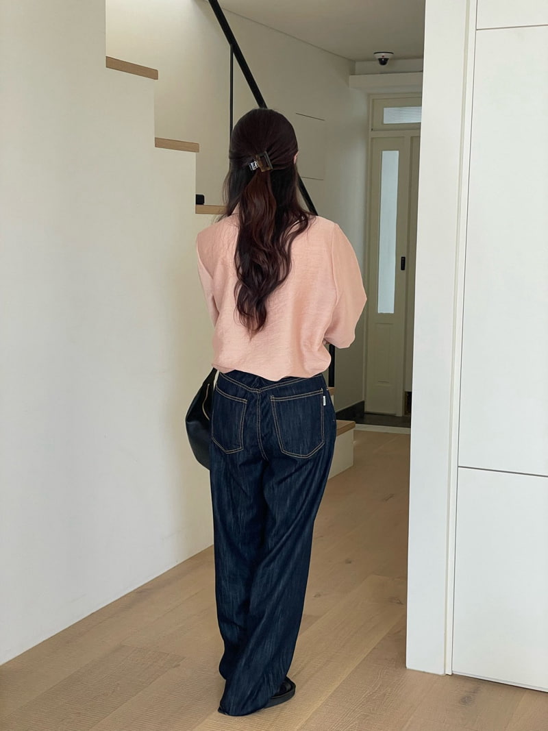 Amygrace - Korean Women Fashion - #momslook - Urban Denim Pants - 4