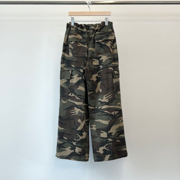 Another Avenue - Korean Women Fashion - #momslook - Camo Pocket Pants - 6