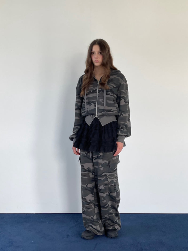 Another Avenue - Korean Women Fashion - #romanticstyle - Camo Pants - 7