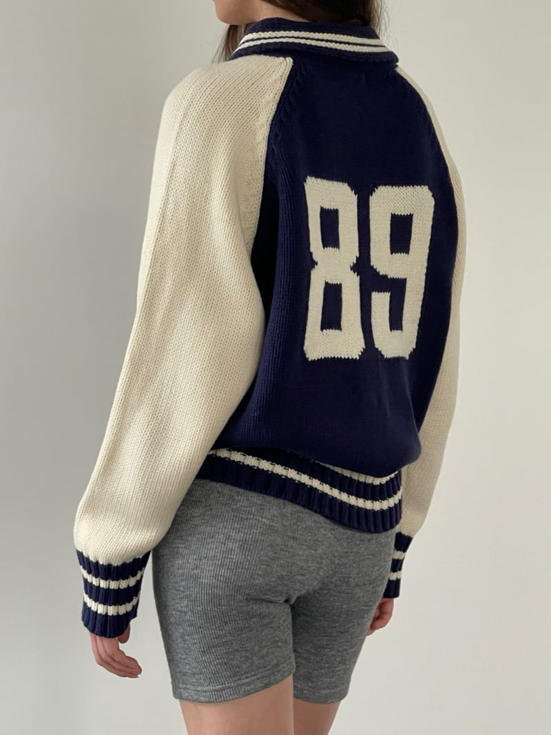 Another Avenue - Korean Women Fashion - #shopsmall - 89 Zip-up Knit - 4