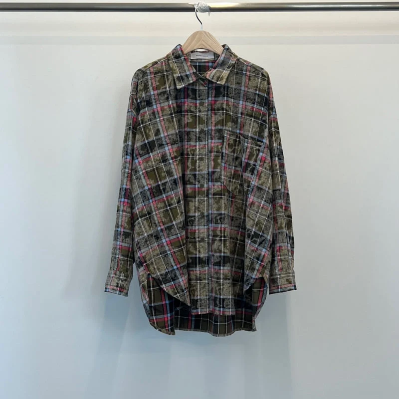 Another Avenue - Korean Women Fashion - #womensfashion - Vintage Check Shirt - 3