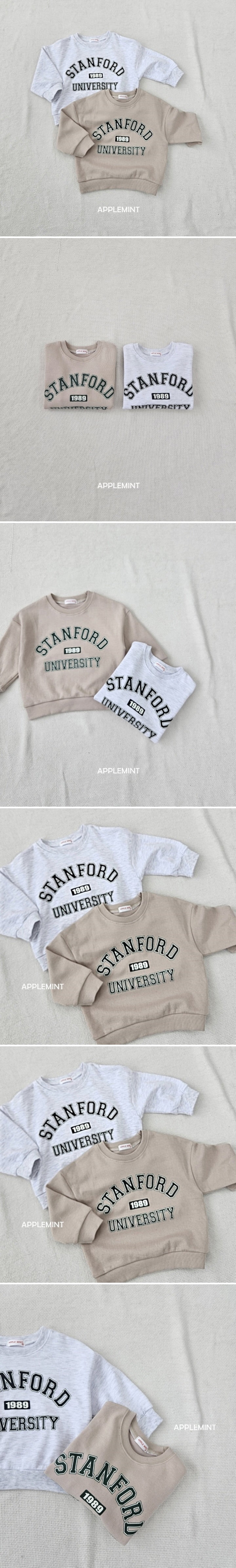 Applemint - Korean Children Fashion - #todddlerfashion - Stanford Sweatshirts