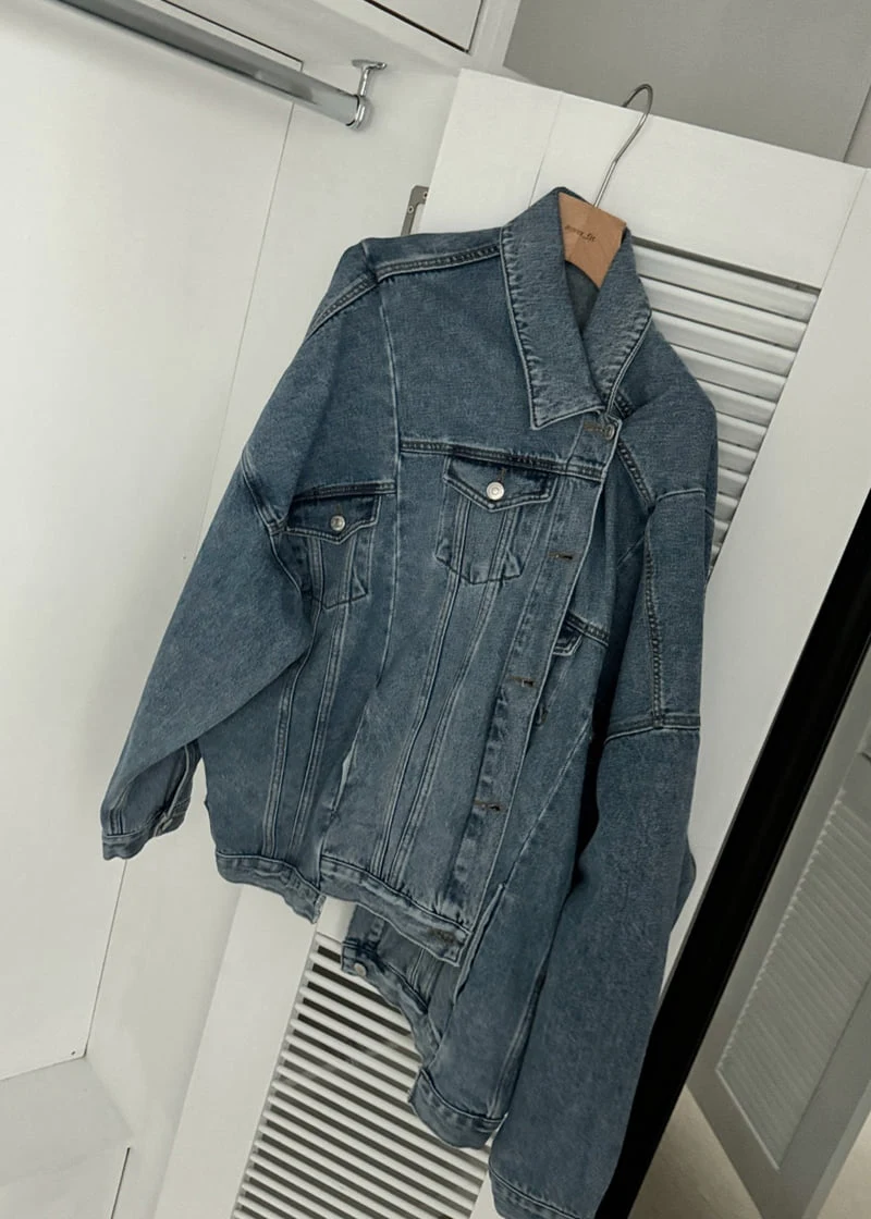 Auver_Fit - Korean Women Fashion - #momslook - 4 Pocket Denim Jacket - 11