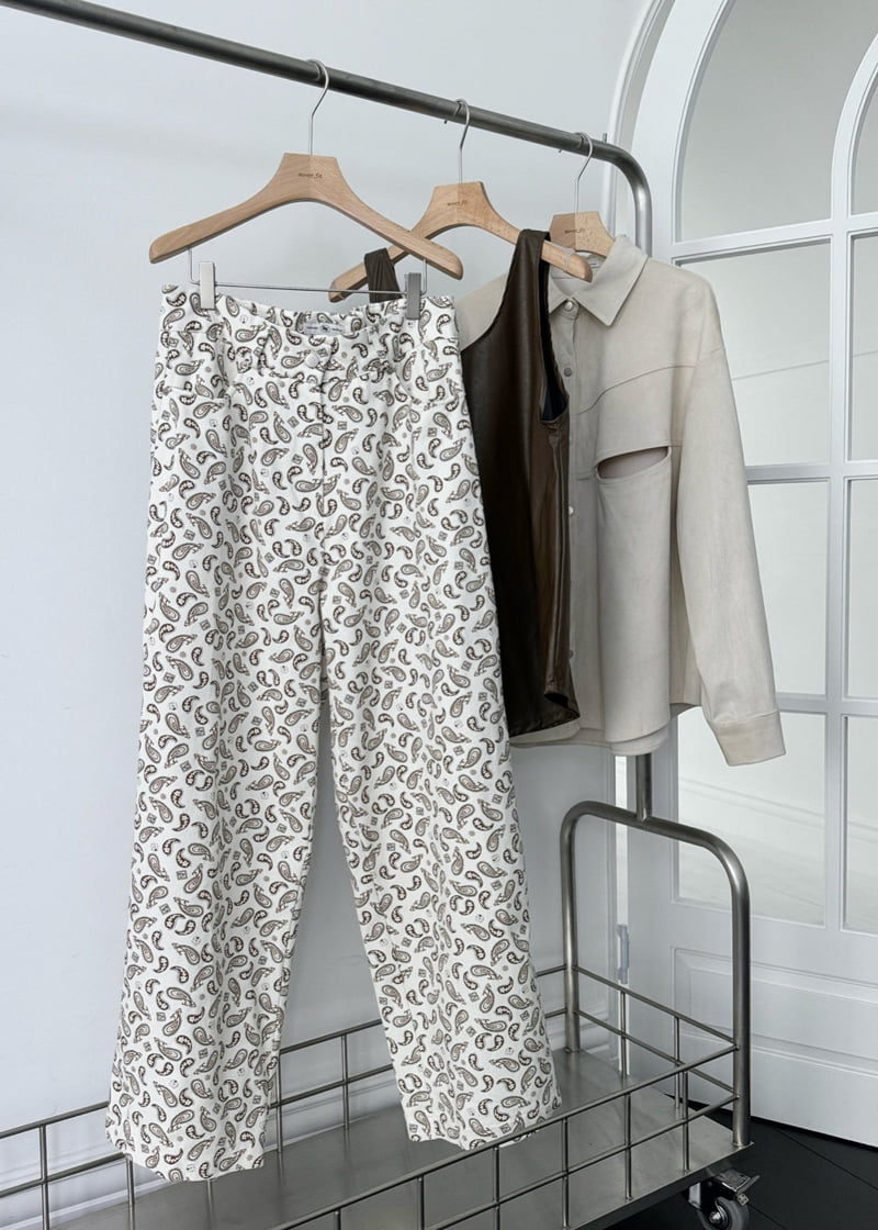 Auver_Fit - Korean Women Fashion - #womensfashion - Viso Paisley Pants - 8