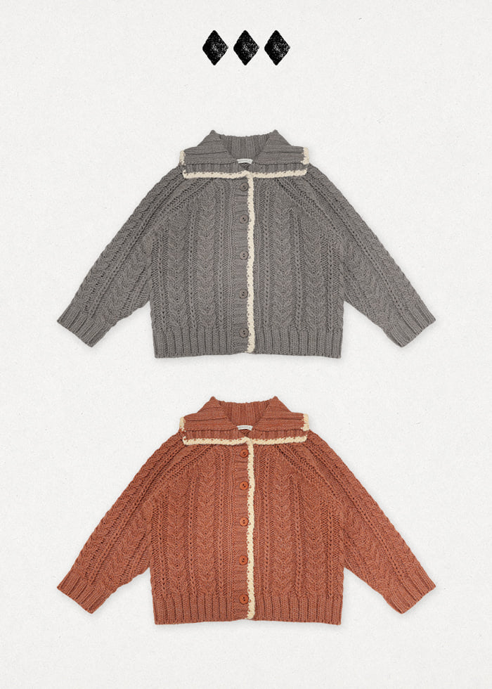 Bien A Bien - Korean Children Fashion - #magicofchildhood - Sneko Knit Cardigan