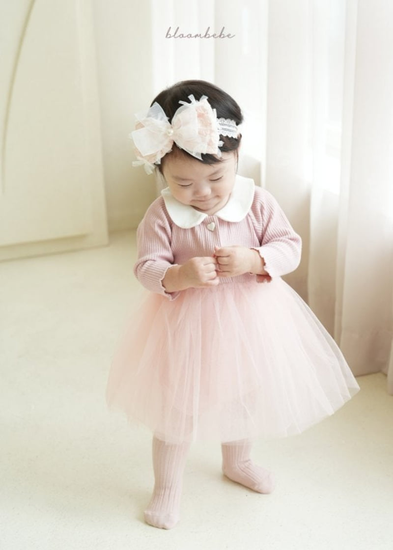 Bloombebe - Korean Baby Fashion - #babyfashion - Heart Cancan Bodysuit - 8