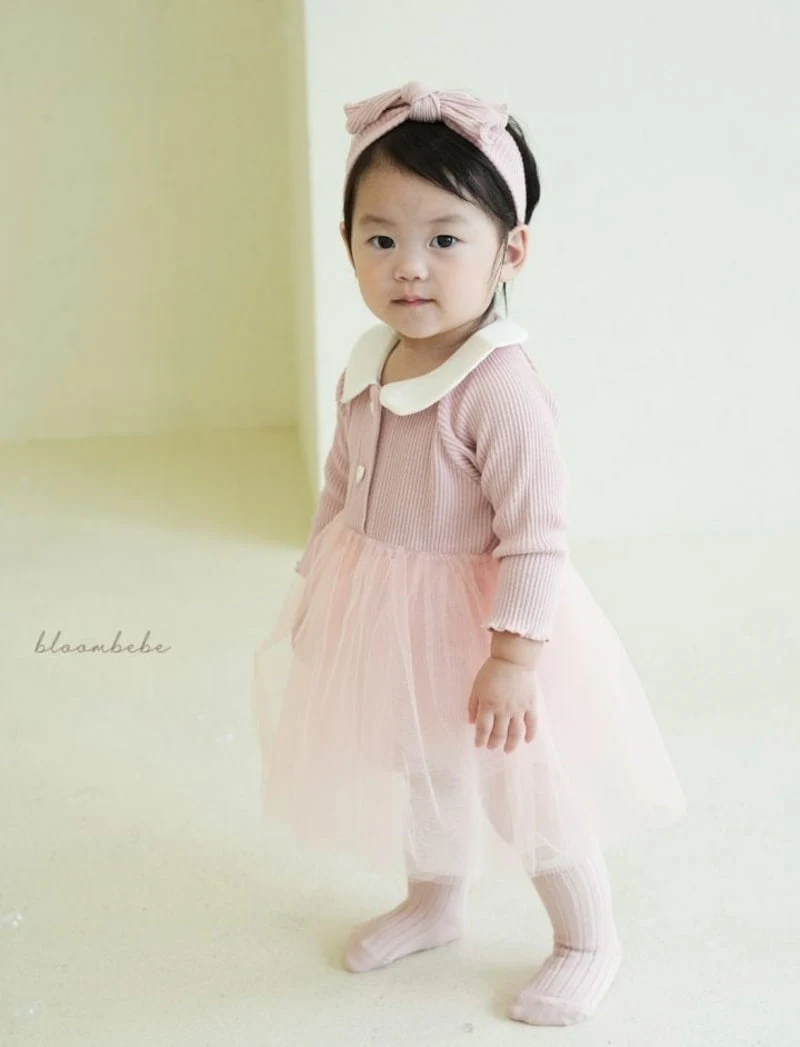 Bloombebe - Korean Baby Fashion - #babygirlfashion - Heart Cancan Bodysuit - 10