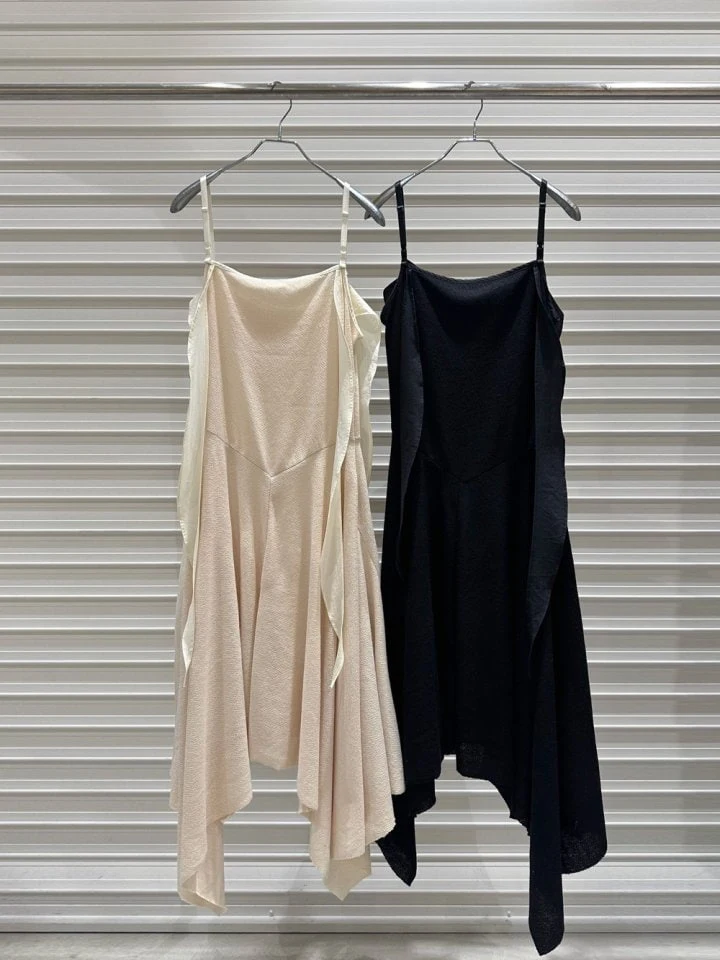 Bricklane - Korean Women Fashion - #womensfashion - Knit Sleeveless One-piece