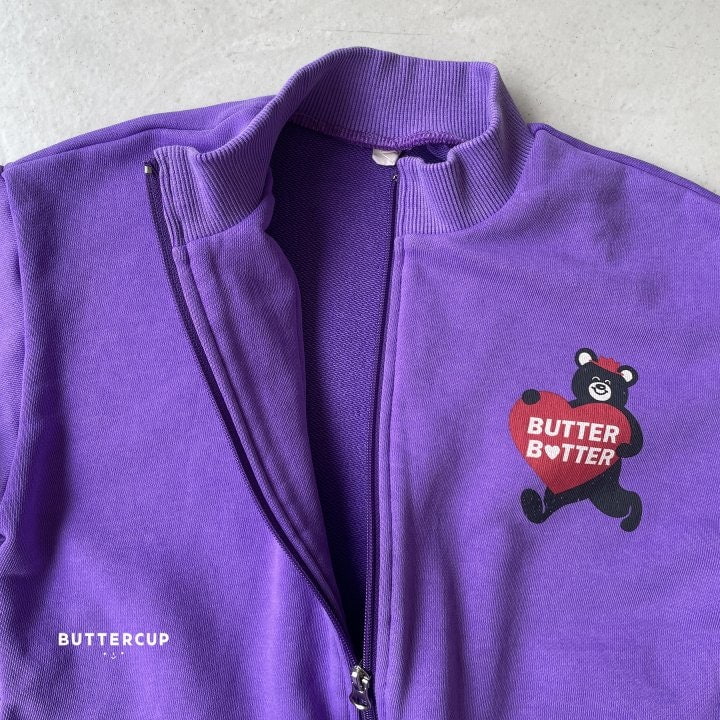 Buttercup - Korean Children Fashion - #designkidswear - Garment Bear Zip-up Jacket - 4