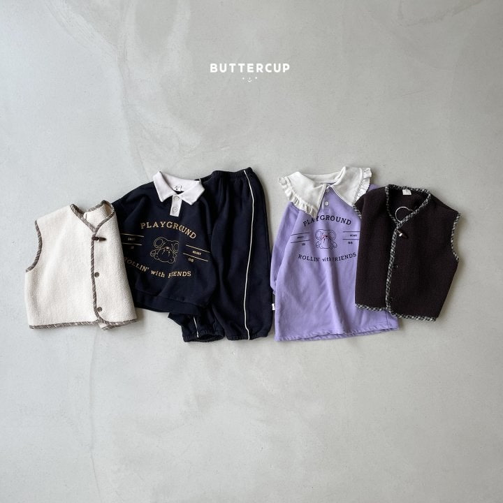 Buttercup - Korean Children Fashion - #discoveringself - Playground Top Bottom Set - 3